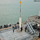 An empty missile canister removed from a Mark 41 vertical launch system silo on the USS Benfold, 2016. That’s a field of 32 VLS silos, the same number as the FFG(X) would carry. And yes, that’s a lot of rust.